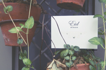 Load image into Gallery viewer, Eid Mubarak sparkle cards - set of 5