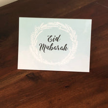 Load image into Gallery viewer, Eid Mubarak wreath cards - set of 5
