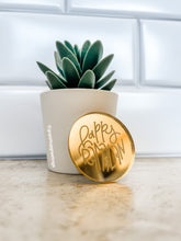 Load image into Gallery viewer, Mirrored gold cupcake medallions - Happy Ramadan