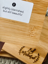 Load image into Gallery viewer, Blemished Small Cutting Board - Happy Ramadan or Eid Mubarak