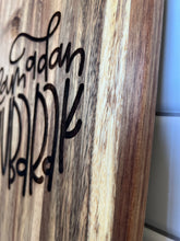 Load image into Gallery viewer, Large Acacia Cutting Board - Happy Ramadan