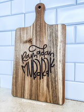 Load image into Gallery viewer, Large Acacia Cutting Board - Happy Ramadan