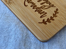 Load image into Gallery viewer, Blemished Small Cutting Board - Happy Ramadan or Eid Mubarak