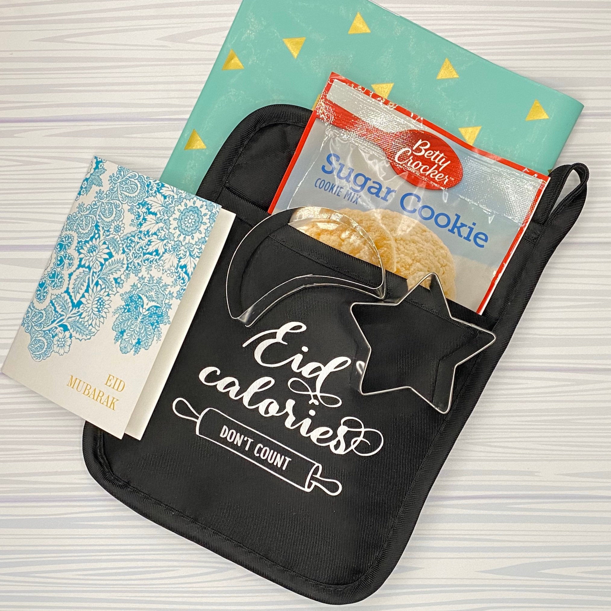 pot holder cookie mix gift Pot Holder Eid Gift Set | DIY Eid Cookie Kit | Family Eid Gift