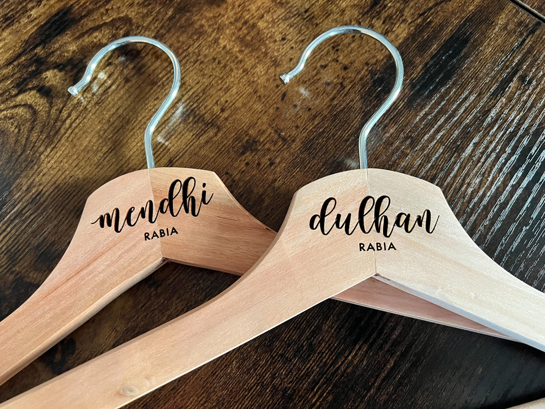 Personalized Wooden Hangers